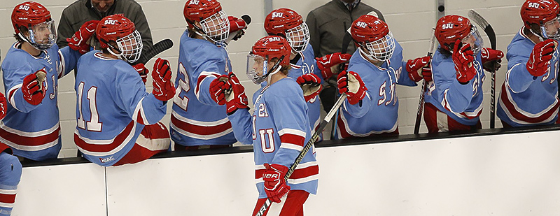St. John's University
                        men's ice hockey forward Ryan Kero (2020)